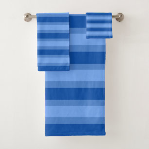 Moderna Marina simple azul nombre de dos franjas d