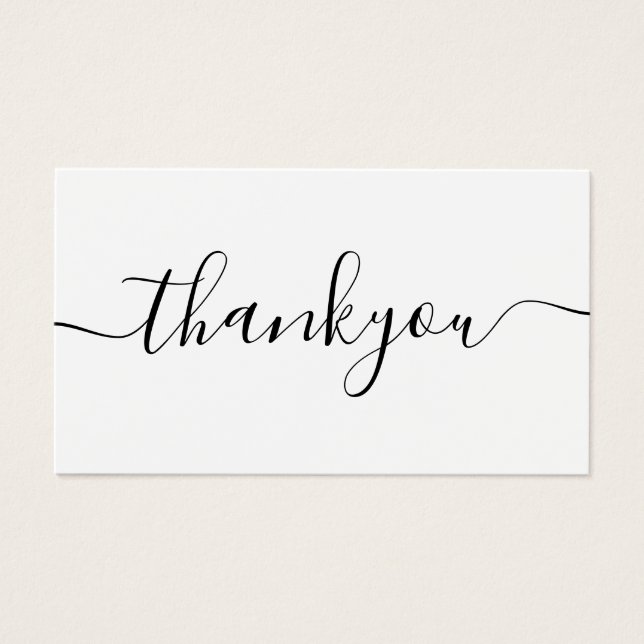 Moderna Mínima Empresa Gracias Por Pedir Insertar (Frente)