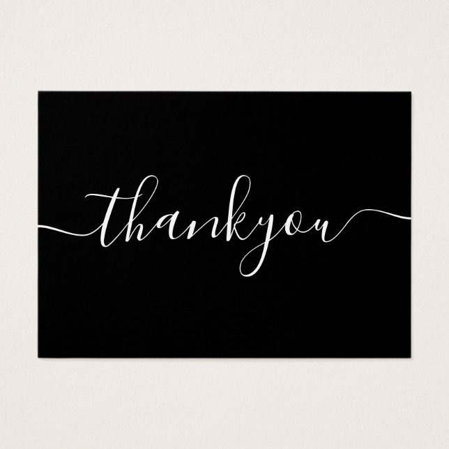 Moderna Mínima Empresa Gracias Por Pedir Insertar (Frente)