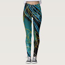 Moderna moda Abstract Leggings