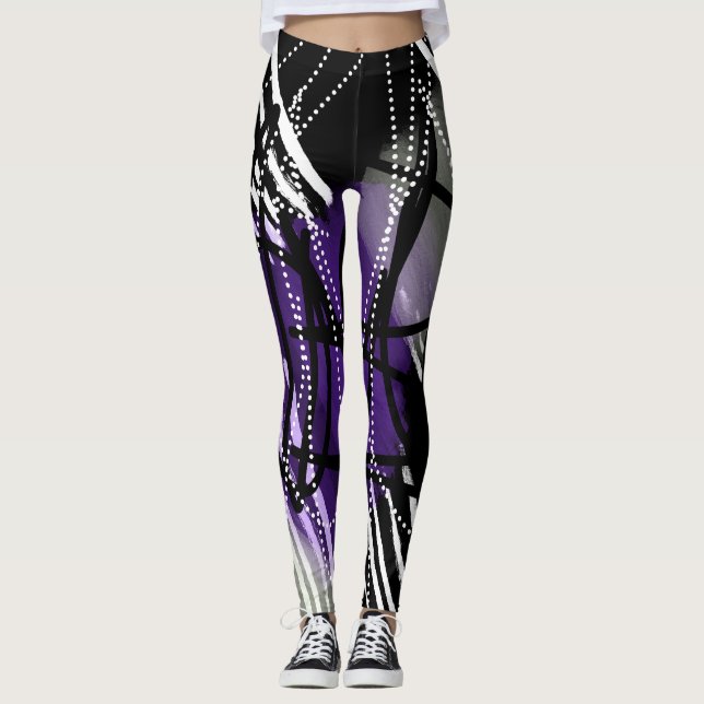 Moderna moda Abstract Leggings (Anverso)