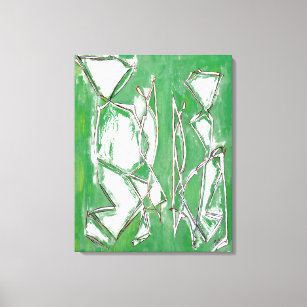 Moderna Moda colorida de arte abstracto verde