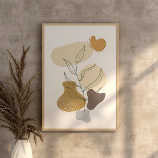 Moderna moda de boho contemporánea arte abstracto 