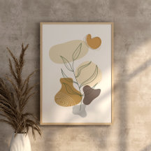 Moderna moda de boho contemporánea arte abstracto 