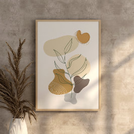 Moderna moda de boho contemporánea arte abstracto 