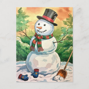 Moderna moda Feliz Navidad Snowman