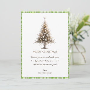 Moderna moda Minimalista Feliz Navidad Jugada