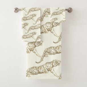 Moderna moda Oro Beige Tigre Marfil Blanco