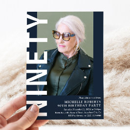 Moderna NOVENTA Foto 90ª Invitación a la fiesta de