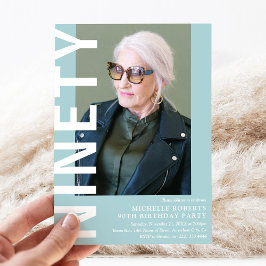 Moderna NOVENTA Foto 90ª Invitación a la fiesta de