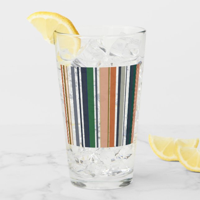Moderna Nueva temporada Stripes Glass (Anverso (hielo))