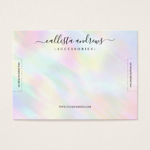 Moderna pantalla de pulsera de arco iris holográfi