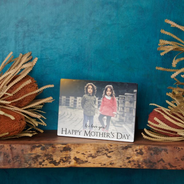 Moderna placa de Día de la Madre (Lado)