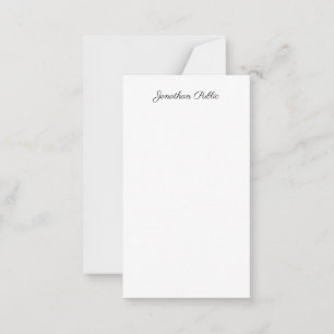 Moderna plantilla de nombre de script de caligrafí