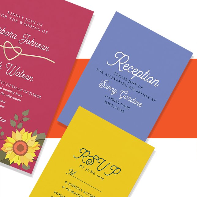 Moderna recepción de boda retro (Subido por el creador)