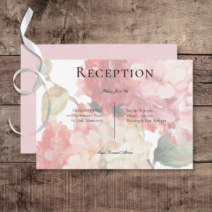 Moderna recepción de bodas de Rubor rosa Hydrangea