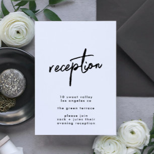 Moderna recepción Personalizado elegante de bodas