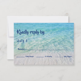 Moderna recepción Tropical Beach Ocean RSVP