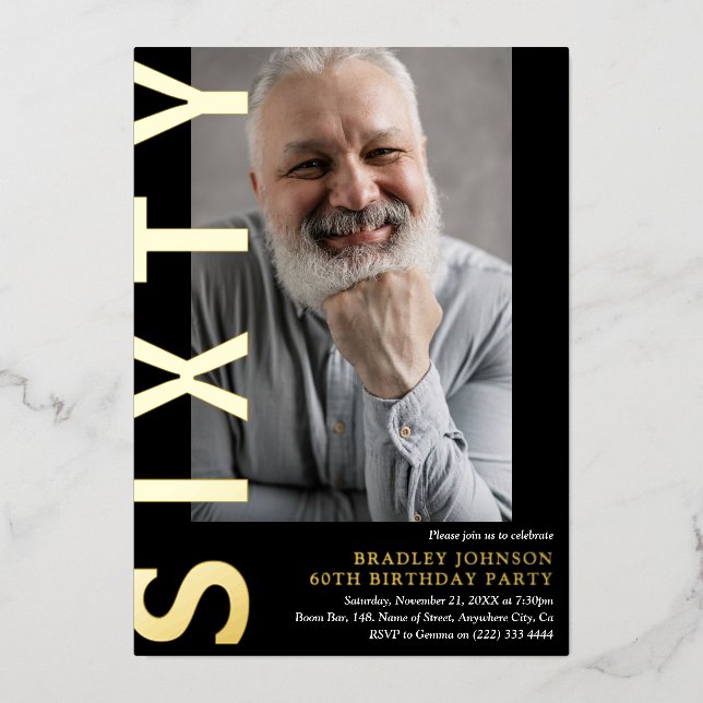 Moderna SESTAD Foto 60ª Invitación a la fiesta de  (Anverso)