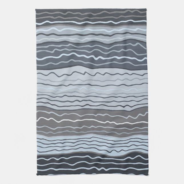 Moderna Squiggles 5 toalla de cocina (Vertical)