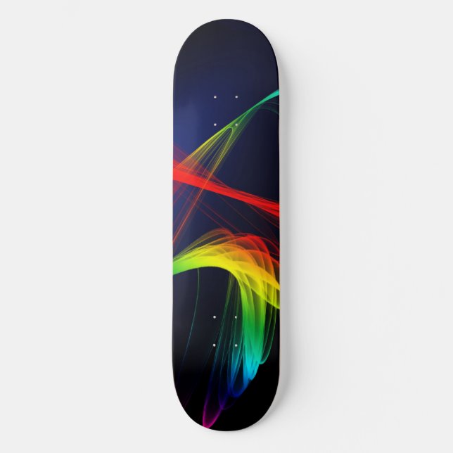 Moderna tabla de skateboard de diseño artístico on (Anverso)
