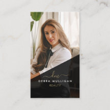 Moderna tarjeta de negocios del agente inmobiliari