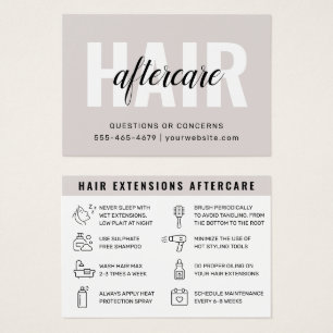 Moderna tarjeta de postcare para extensiones simpl