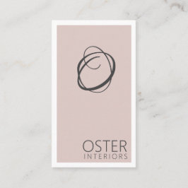 Moderna tarjeta de visita del Diseñador de interio