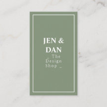 Moderna tarjeta de visita del Diseñador de interio