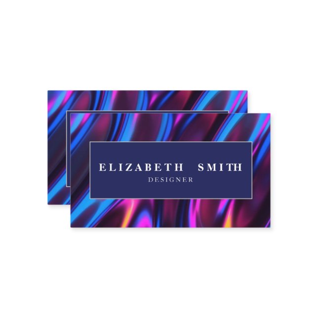 Moderna tarjeta de visita exclusiva (Anverso/Reverso In Situ)