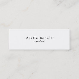 Moderna tarjeta de visita simple Minimalista Skinn