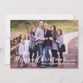 Moderna tipografía de escritura simple navidad