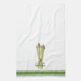Moderna toalla de arte Asparagus
