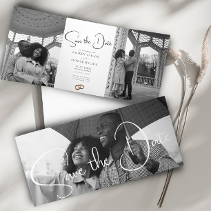 Moderna Ultra Moda Mínima Guardar La Tarjeta De Fo