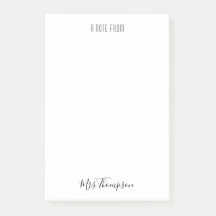 Moderna Una Nota De La Publicación Del Nombre Del 