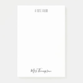 Moderna Una Nota De La Publicación Del Nombre Del 