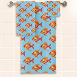 Moderna vida marina en el océano Naranja Pescado c