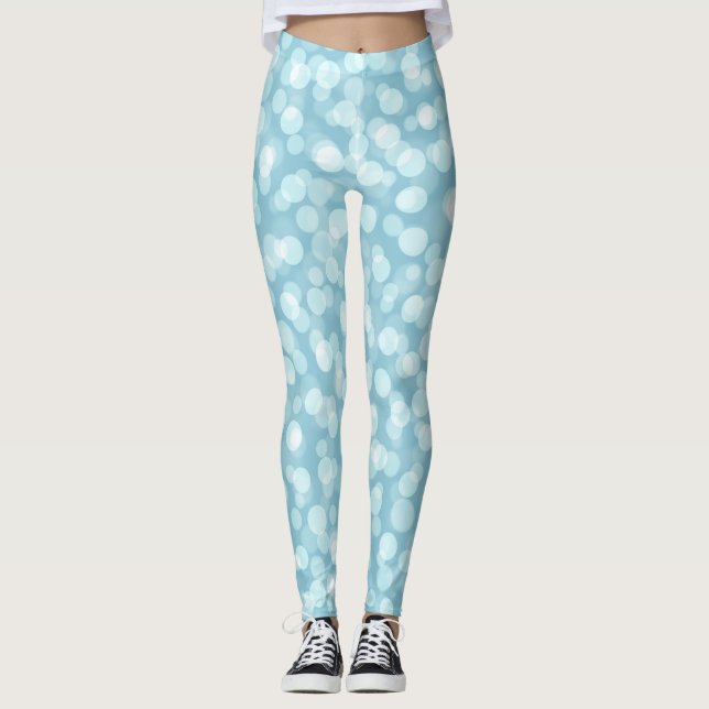 moderna y abstracta burbuja leggings (Anverso)