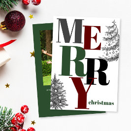 Moderna y audaz foto de Navidad