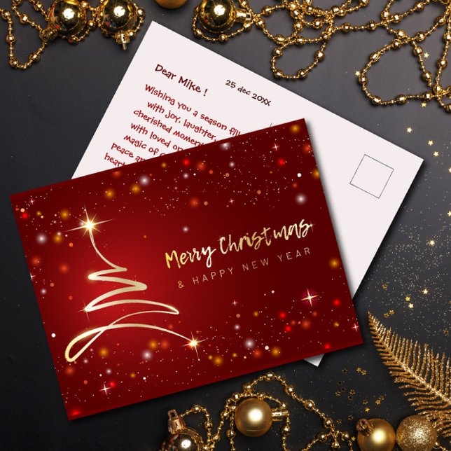 Moderna y brillante tarjeta de postnavidad de Feli (Subido por el creador)