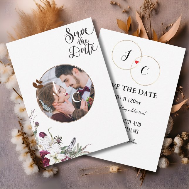 Moderna Y Elegante Boda De Fotos Florales Salva La (Subido por el creador)