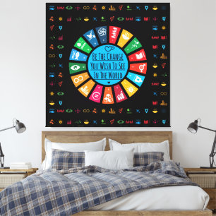 Moderna y elegante galería de arte en la pared art