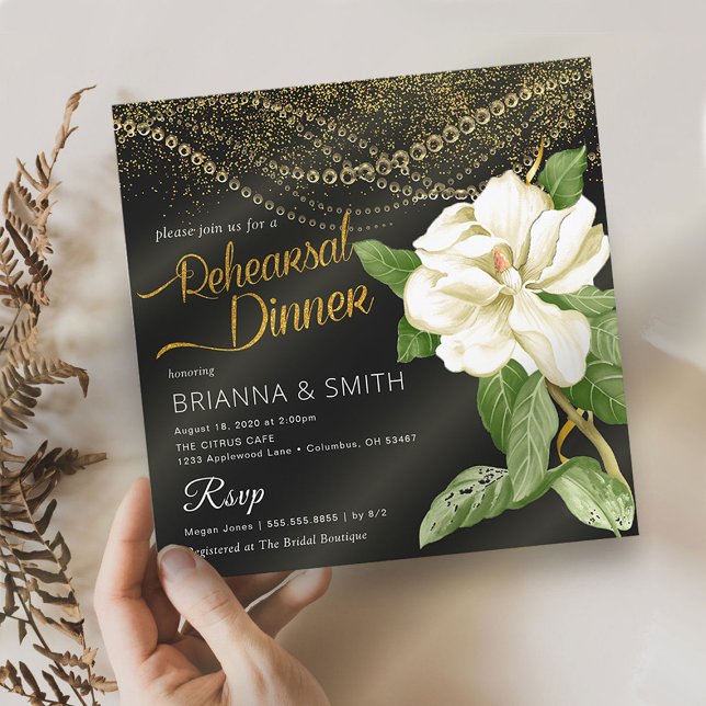 Moderna y elegante invitación a la cena de los ens (Subido por el creador)