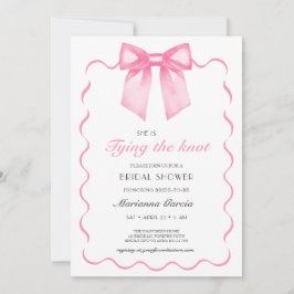Moderna y elegante invitación a la ducha de novias