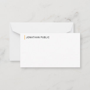 Moderna y elegante plantilla de diseño simple pers