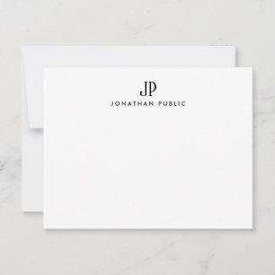 Moderna y elegante plantilla de monograma simple M