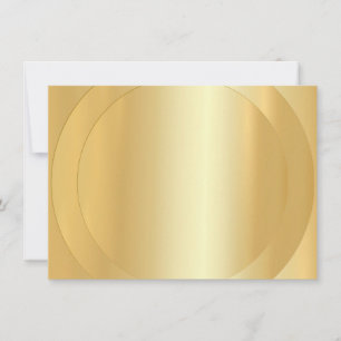 Moderna y elegante plantilla Faux Gold Blank