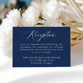 Moderna y elegante recepción de boda de la Marina