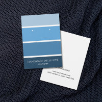 Moderna y elegante tarjeta de asignación de paleta