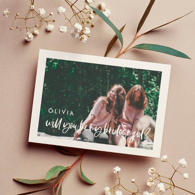Moderna y elegante tarjeta de foto para la propues (Subido por el creador)